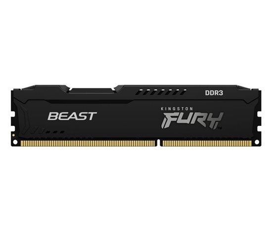 KINGSTON DIMM DDR3 8GB 1866MT/s CL10 FURY Beast Černá