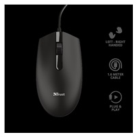 TRUST Myš Optical BASI WIRED, USB