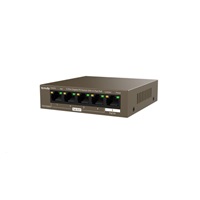 Tenda TEG1105PD - 5-port PoE PD Gigabit Ethernet Switch, 1x PoE IN, 4x PoE OUT, Kov, Fanless