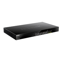 D-Link DMS-1100-10TP 10-Port Multi-Gigabit PoE Smart Managed Switch, 8x 2,5G PoE, 2x SFP+
