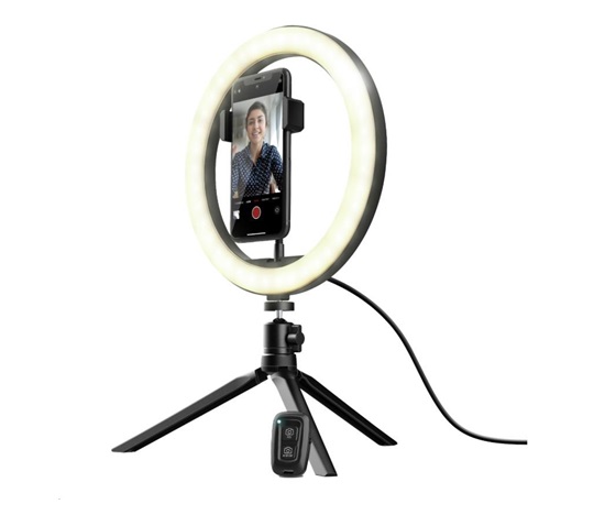 TRUST kruhové světlo Maku Ring Light Vlogging Kit