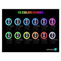 CONNECT IT Selfie10RGB kruhové 10" RGB LED světlo