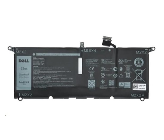 Dell 4-cell 52 Wh Lithium Ion Replacement Battery for Select Laptops
