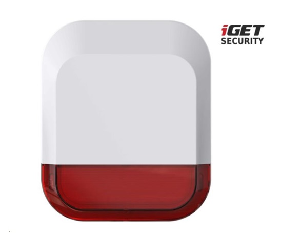 iGET SECURITY EP11 - Bezdrátová venkovní siréna pro alarm iGET SECURITY M5