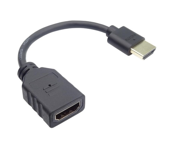 PremiumCord Flexi adapter HDMI Male - Female pro ohebné zapojení kabelu do TV