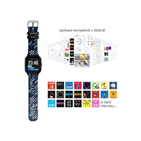 LAMAX BCool Black - chytré hodinky pro děti