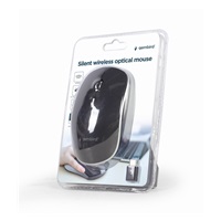GEMBIRD myš MUSW-4BSC-01, bezdrátová, USB Type-C receiver, černá