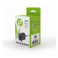 GEMBIRD Univerzální AC-DC adaptér EG-MC-008, 12W, 7 konektorů