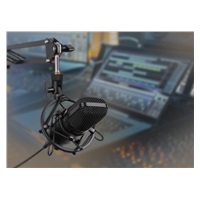 CONNECT IT USB Mikrofon se stolním ramenem ProMic, černá