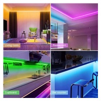 Solight Wifi Smart LED světelný pás, RGB, 5m, sada s adaptérem a dálkovým ovladačem