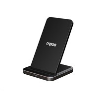 RAPOO bezdrátový nabíjecí stojánek XC220, adaptér, stříbrná/černá