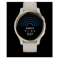 Garmin GPS sportovní hodinky Venu® 2S Rose Gold/White Leather Band