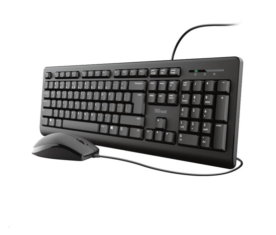 TRUST set klávesnice + myš PRIMO, USB, CZ/SK