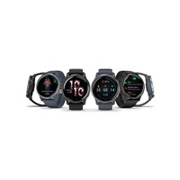 Garmin GPS sportovní hodinky Venu 2 Slate/Black Leather Band