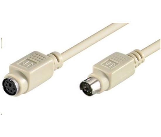 PREMIUMCORD Prodlužovací kabel PS/2(M) - PS/2(F) 3m (k PS/2 myši nebo klávesnici)