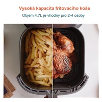 Cosori L501 PRO 4.7L – horkovzdušná fritéza + 5x špíz a gril. rošt