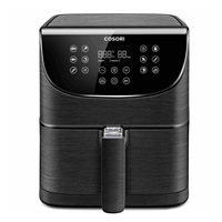Cosori CP158-AF PREMIUM –  5.5L  horkovzdušná fritéza + 5x špíz a gril. rošt, black