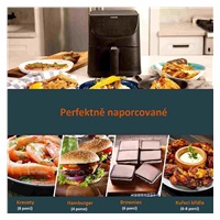 Cosori CP158-AF PREMIUM –  5.5L  horkovzdušná fritéza + 5x špíz a gril. rošt, black