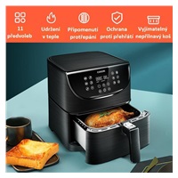 Cosori CP158-AF PREMIUM –  5.5L  horkovzdušná fritéza + 5x špíz a gril. rošt, black