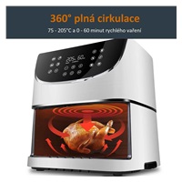 Cosori CP158-AF PREMIUM –  5.5L  horkovzdušná fritéza + 5x špíz a gril. rošt, white