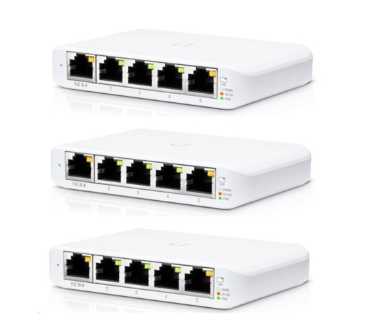 UniFi Switch USW-Flex-Mini-3, 3-pack