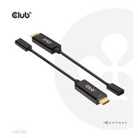 Club3D aktivní adaptér HDMI na USB-C, 4K60Hz, M/F