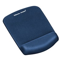 Podložka pod myš a zápěstí Fellowes PlushTouch modrá
