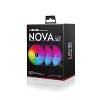 CHIEFTEC RGB větrák NF-3012-RGB, 120x120x25 mm, with 3 pin/ 4pin connector