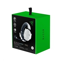 RAZER sluchátka Blackshark V2 Pro, bezdrátové, bílá