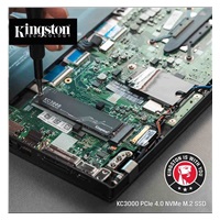 Kingston SSD 512GB KC3000 M.2 2280 NVMe™ PCIe Gen 4 (R 7000MB/s; W 3900MB/s)