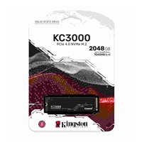 Kingston SSD 2TB (2048GB) KC3000 M.2 2280 NVMe™ PCIe Gen 4 (R 7000MB/s; W 7000MB/s)
