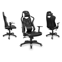 CONNECT IT LeMans Pro herní křeslo, bílá