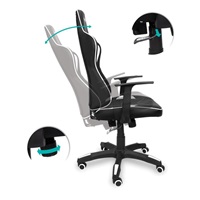 CONNECT IT LeMans Pro herní křeslo, bílá