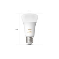 Philips Hue White Ambiance 6W 800 E27 4ks