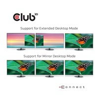 Club3D dokovací stanice USB-C s napájecím adaptérem Triple Display Dynamic PD, 65 W
