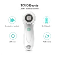 TOUCHBeauty 0759A Čisticí kartáč na pleť 3v1 růžový