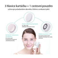 TOUCHBeauty 0759A Čisticí kartáč na pleť 3v1 růžový