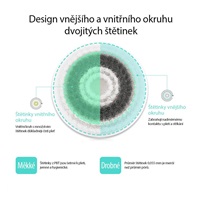 TOUCHBeauty 0759A Čisticí kartáč na pleť 3v1 růžový