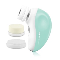TOUCHBeauty 1387A Čisticí kartáč na pleť 3v1 zelený