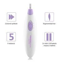 TOUCHBeauty 1039 Bruska na manikúru a pedikúru 5v1