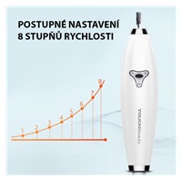 TOUCHBeauty 1733 Bruska na manikúru a pedikúru 6v1