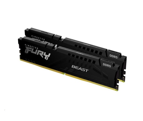 KINGSTON DIMM DDR5 32GB (Kit of 2) 5200MT/s CL40 FURY Beast Černá