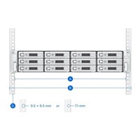 Synology RKS-02 posuvné ližiny pro RackStation, FlashStation, SA, UC, HD