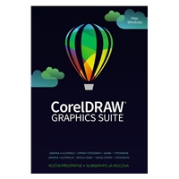 CorelDRAW Graphics Suite Education 365 dní obnovení pronájmu licence (5-50) Lic ESD (Windows/MAC) EN/FR/DE/IT/SP/BP/NL/CZ/PL