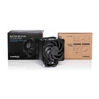 NOCTUA Chladič CPU NH-U12A-CH.BK, 2x 120mm, LGA1851, AM5, černá