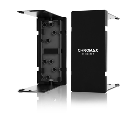 NOCTUA kryt chladiče procesoru NA-HC8 chromax.black, černá