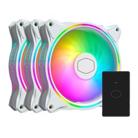 Cooler Master ventilátor MasterFan MF120 Halo 3in1 White, 3x120mm, ARGB, bílá