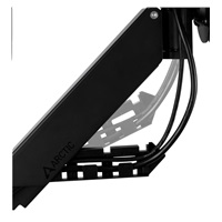 ARCTIC držák na monitor X1-3D, ocel, matná černá