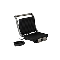 Orava Grillchef 4 elektrický kontaktní gril, 2000 W, regulace teploty, manuální ovládání, tepelně izolovaná rukojeť