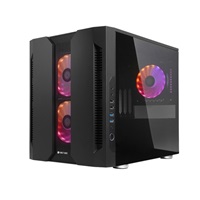 CHIEFTEC skříň Chieftronic M2, ARGB, 3x120mm, černá